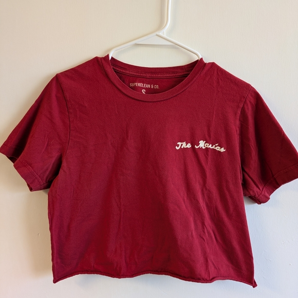 The Maria's Cropped Band Tee - Picture 1 of 5